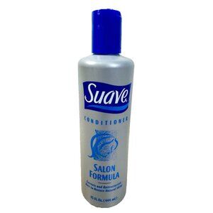 Vintage Suave Salon Formula Hair Conditioner 15 Oz Silver Bottle USA New